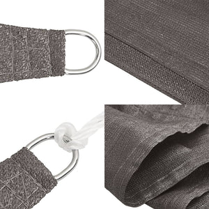 vidaXL Sun Shade Sail 160 g/m² Anthracite 4x7 m HDPE