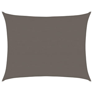 vidaXL Sun Shade Sail 160 g/m² Anthracite 6x8 m HDPE