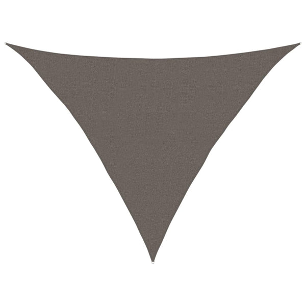 vidaXL Sun Shade Sail 160 g/m² Anthracite 2.5x2.5x3.5 m HDPE
