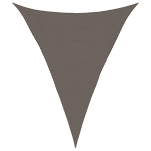 vidaXL HDPE Sun Shade Sail 160 gsm Anthracite 3x4x4 m