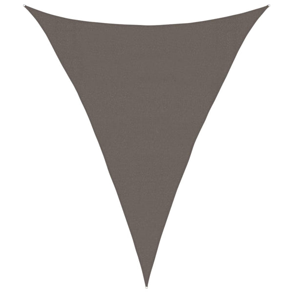 vidaXL HDPE Sun Shade Sail 160 gsm Anthracite 3x4x4 m