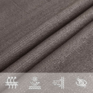 vidaXL HDPE Sun Shade Sail 160 gsm Anthracite 4x4x5.8 m