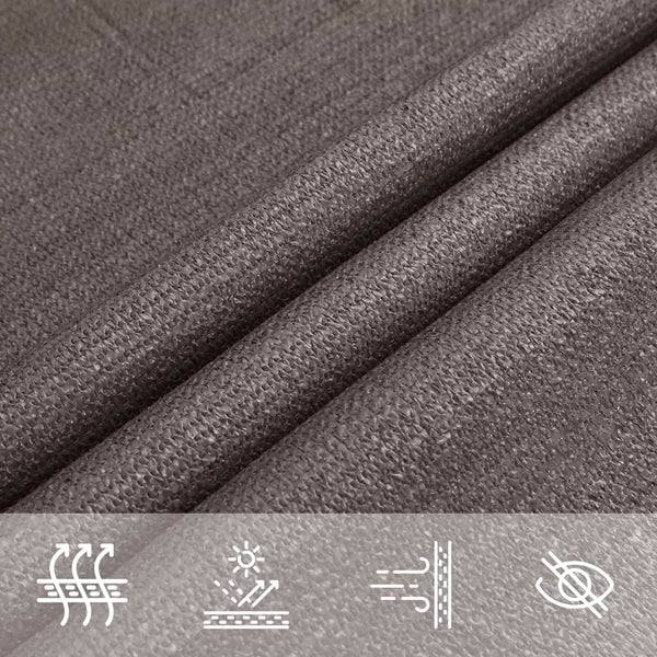 vidaXL Sun Shade Sail 160 g/m² Anthracite 4x5x5 m HDPE