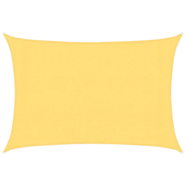 vidaXL Sun Shade Sail 160 g/m² Beige 3x5 m HDPE
