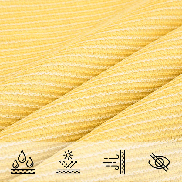 vidaXL Sun Shade Sail 160 g/m² Beige 3x5 m HDPE