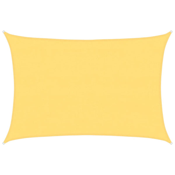 vidaXL HDPE Sun Shade Sail 160 g/m² Beige 4x5 m