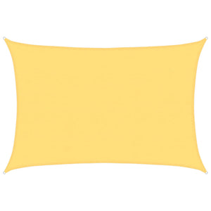 vidaXL Sun Shade Sail 160 g/m² Beige 5x6 m HDPE
