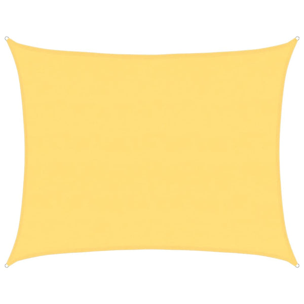 vidaXL Sun Shade Sail 160 g/m² Beige 6x8 m HDPE