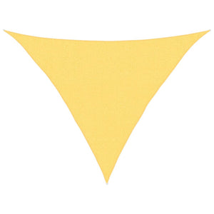 vidaXL Sun Shade Sail 160 g/m² Beige 2.5x2.5x3.5 m HDPE