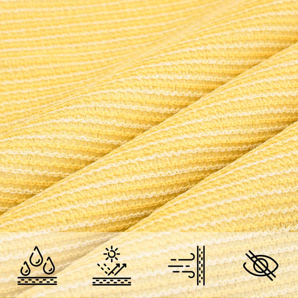 vidaXL Sun Shade Sail 160 g/m² Beige 3x4x4 m HDPE