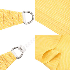 vidaXL Sun Shade Sail 160 g/m² Beige 5x5x6 m HDPE