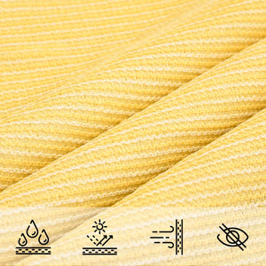 vidaXL Sun Shade Sail 160 g/m² Beige 5x5x6 m HDPE