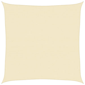 vidaXL Sun Shade Sail 160 g/m² Cream 4x4 m HDPE