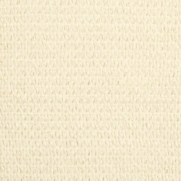 vidaXL HDPE Sun Shade Sail 160 g/m² Cream 2x4.5 m