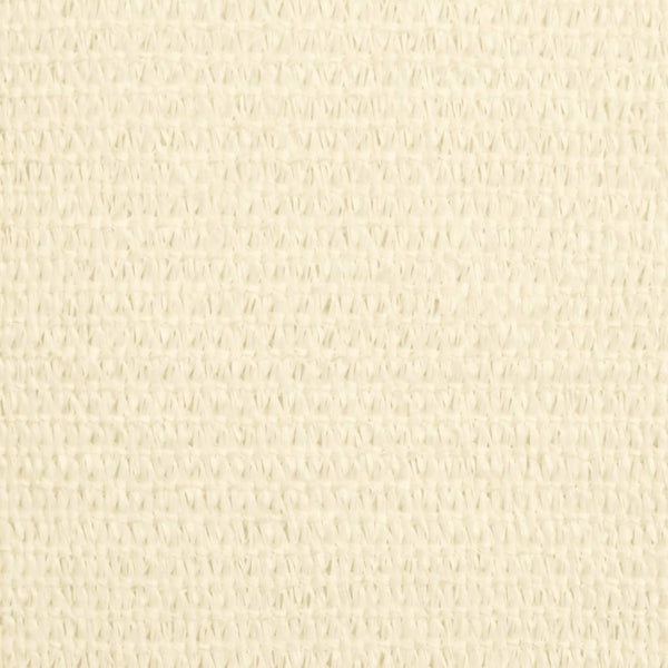 vidaXL Sun Shade Sail 160 g/m² Cream 2.5x3 m HDPE