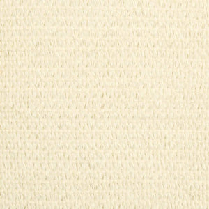vidaXL HDPE Sun Shade Sail 160 gsm Cream 3.5x5 m