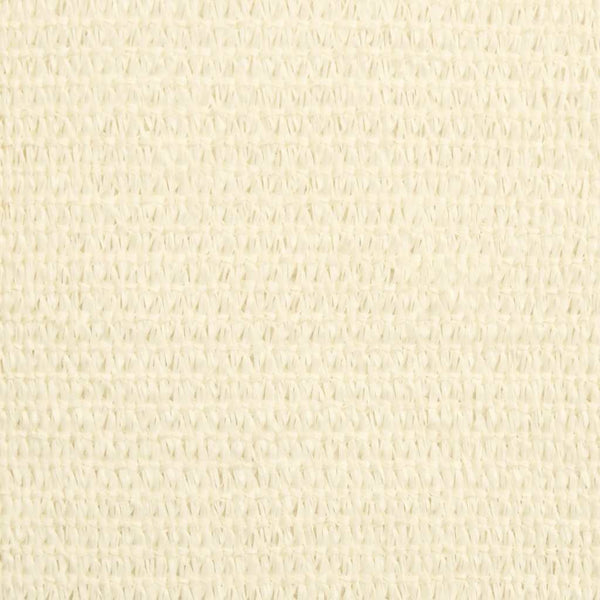 vidaXL HDPE Sun Shade Sail 160 gsm Cream 3.5x5 m