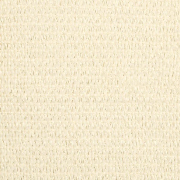 vidaXL Sun Shade Sail 160 g/m² Cream 5x7 m HDPE