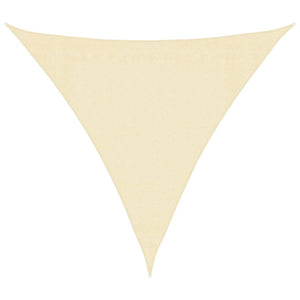 vidaXL Sun Shade Sail 160 g/m² Cream 3x3x3 m HDPE