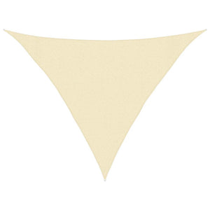 vidaXL Sun Shade Sail 160 g/m² Cream 3x3x4.2 m HDPE