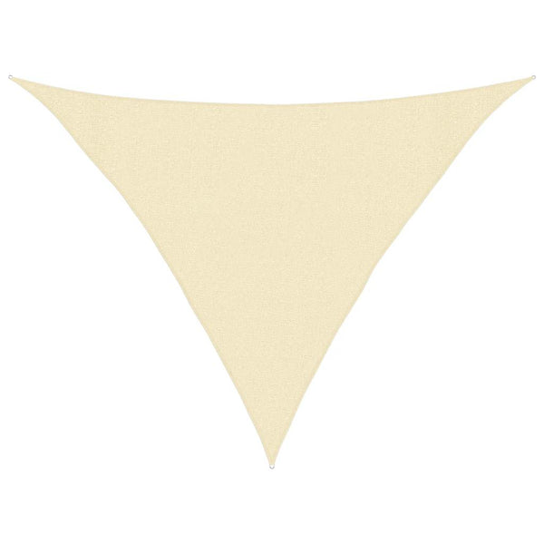 vidaXL Sun Shade Sail 160 g/m² Cream 3x3x4.2 m HDPE