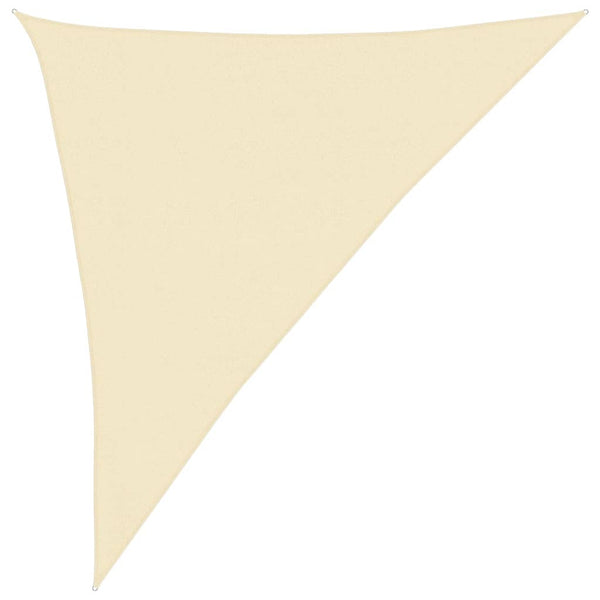 vidaXL HDPE Sun Shade Sail 160 gsm Cream 3x4x5 m