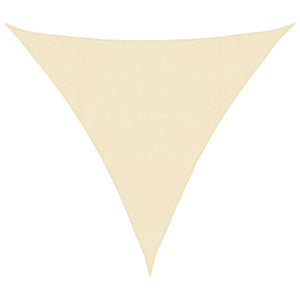 vidaXL Sun Shade Sail 160 g/m² Cream 4x4x4 m HDPE