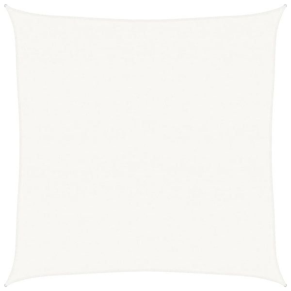 vidaXL HDPE Sun Shade Sail 160 g/m² White 4x4 m