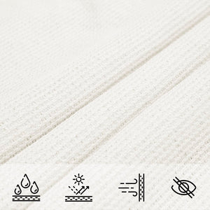 vidaXL HDPE Sun Shade Sail 160 g/m² White 4x4 m