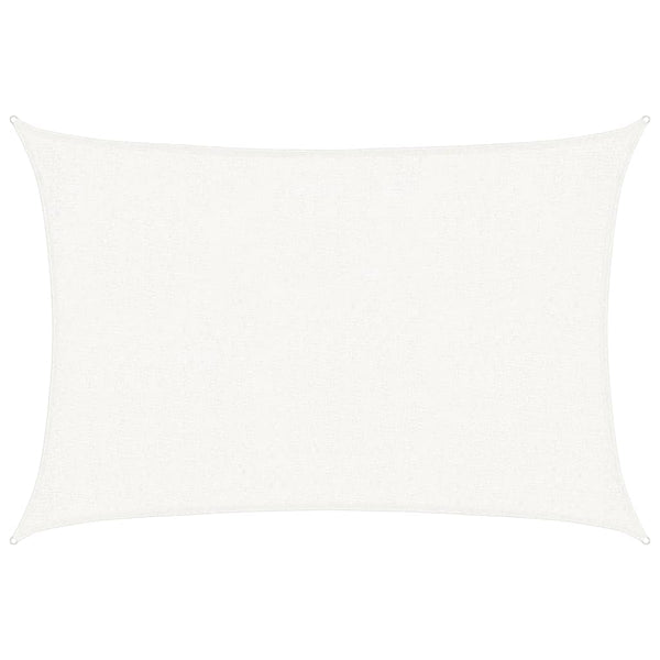 vidaXL HDPE Sun Shade Sail 160 g/m² White 2x3 m