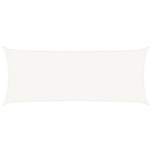 vidaXL HDPE Sun Shade Sail 160 g/m² White 2x5 m