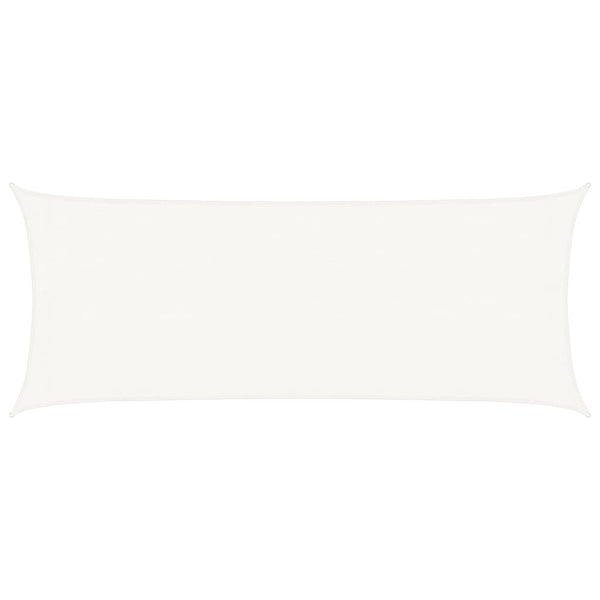vidaXL HDPE Sun Shade Sail 160 g/m² White 2x5 m