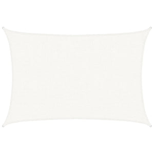vidaXL Sun Shade Sail 160 g/m² White 2.5x4 m HDPE