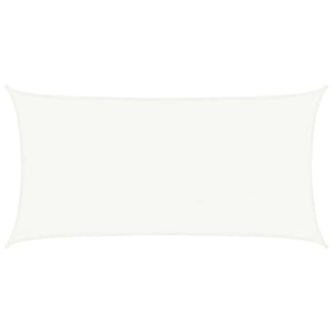 vidaXL HDPE Sun Shade Sail 160 g/m² White 2.5x4.5 m