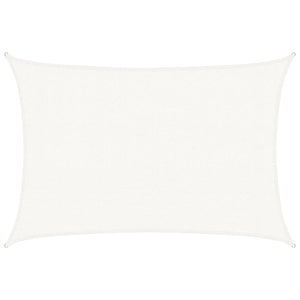 vidaXL Sun Shade Sail 160 g/m² White 3x4 m HDPE
