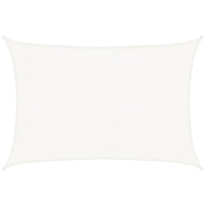 vidaXL Sun Shade Sail 160 g/m² White 3x4.5 m HDPE