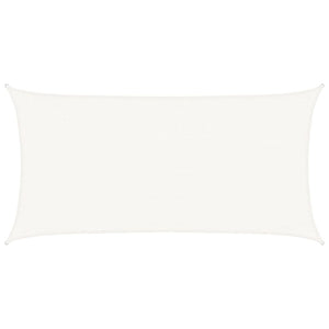 vidaXL HDPE Sun Shade Sail 160 g/m² White 3x6 m