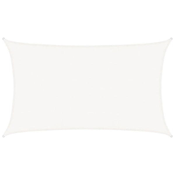 vidaXL Sun Shade Sail 160 g/m² White 5x8 m HDPE