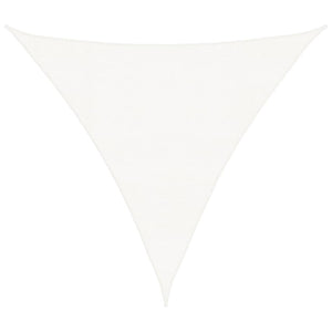 vidaXL HDPE Sun Shade Sail 160 g/m² White 4x4x4 m