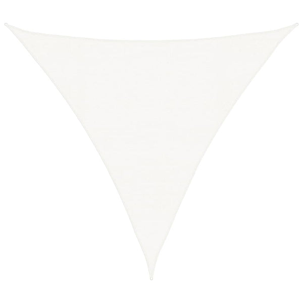 vidaXL HDPE Sun Shade Sail 160 g/m² White 4x4x4 m