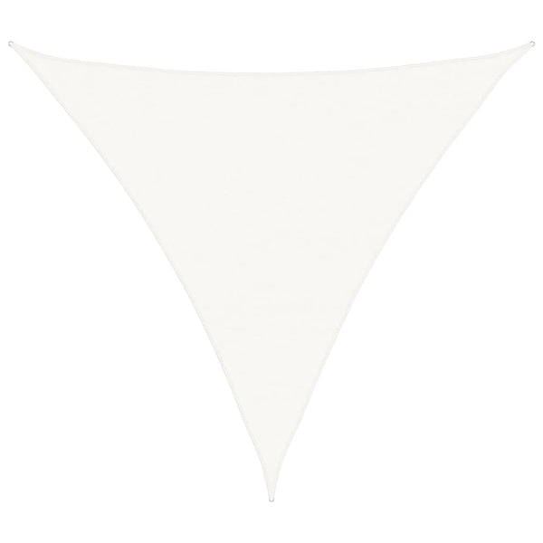 vidaXL Sun Shade Sail 160 g/m² White 6x6x6 m HDPE