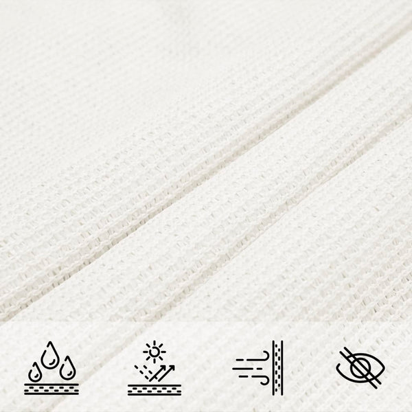 vidaXL Sun Sail 160 g/m² White 4/5x3 m HDPE