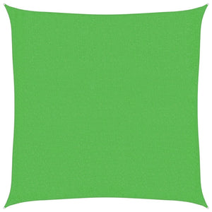 vidaXL Sun Shade Sail 160 g/m² Light Green 3x3 m HDPE