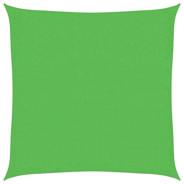vidaXL Sun Shade Sail 160 g/m² Light Green 3x3 m HDPE