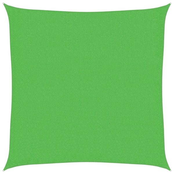 vidaXL Sun Shade Sail 160 g/m² Light Green 3.6x3.6 m HDPE
