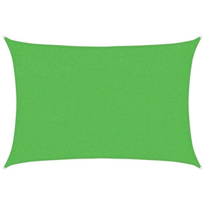 vidaXL Sun Shade Sail 160 g/m² Light Green 2x2.5 m HDPE