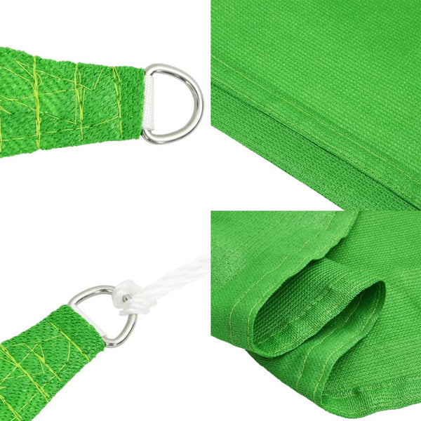 vidaXL Sun Shade Sail 160 g/m² Light Green 2x2.5 m HDPE