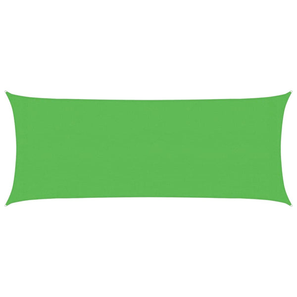 vidaXL Sun Shade Sail 160 g/m² Light Green 2x4.5 m HDPE