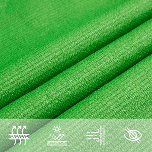 vidaXL Sun Shade Sail 160 g/m² Light Green 2x4.5 m HDPE