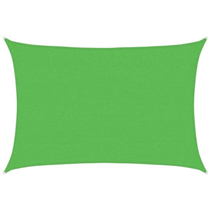 vidaXL Sun Shade Sail 160 g/m² Light Green 2.5x4 m HDPE